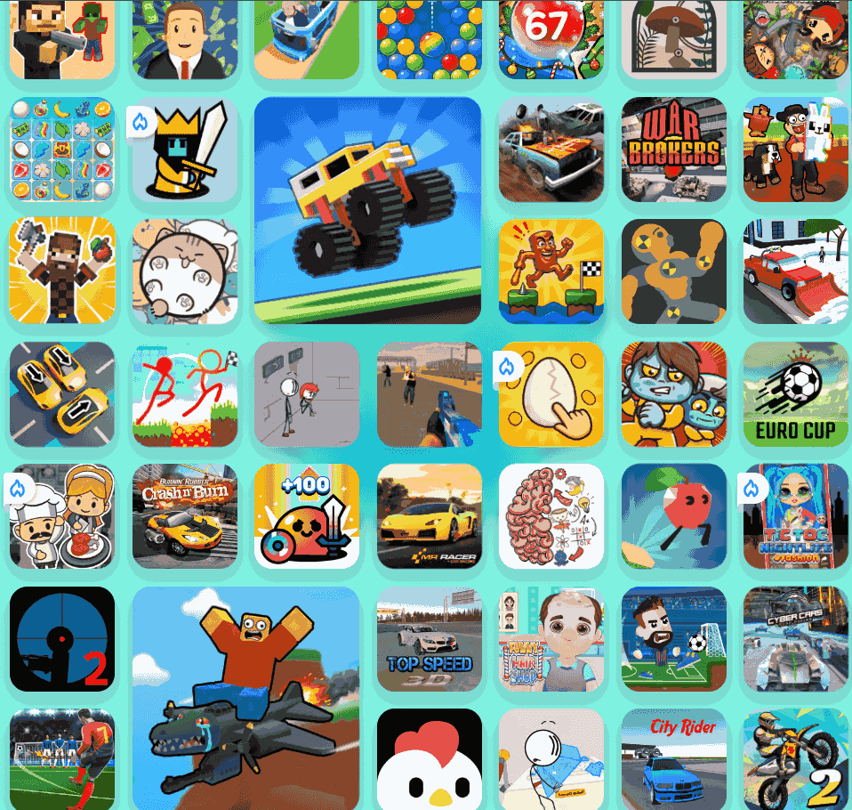 Abstract view of game code and links